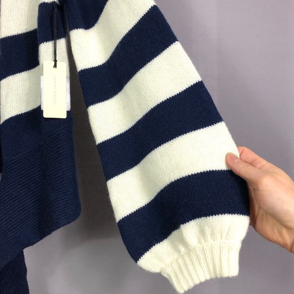 Brochu Walker Atlas Stripe Ayla Tie Cardigan Sweater Size Small - Picture 5 of 9